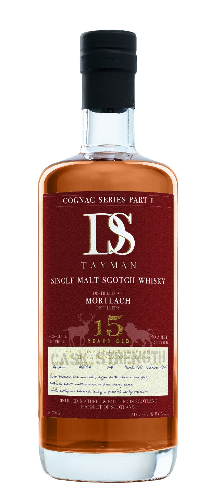 DS Tayman Mortlach 15 Year Old Cognac Series