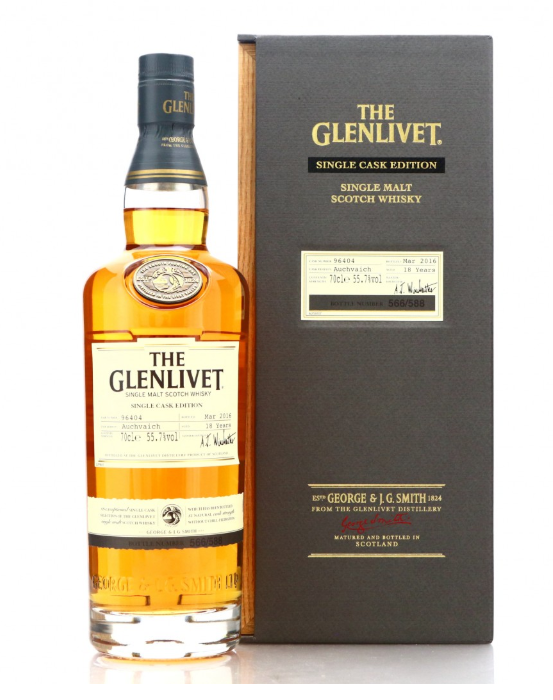 Glenlivet Auchvaich Single Cask Edition - 18 Year Old