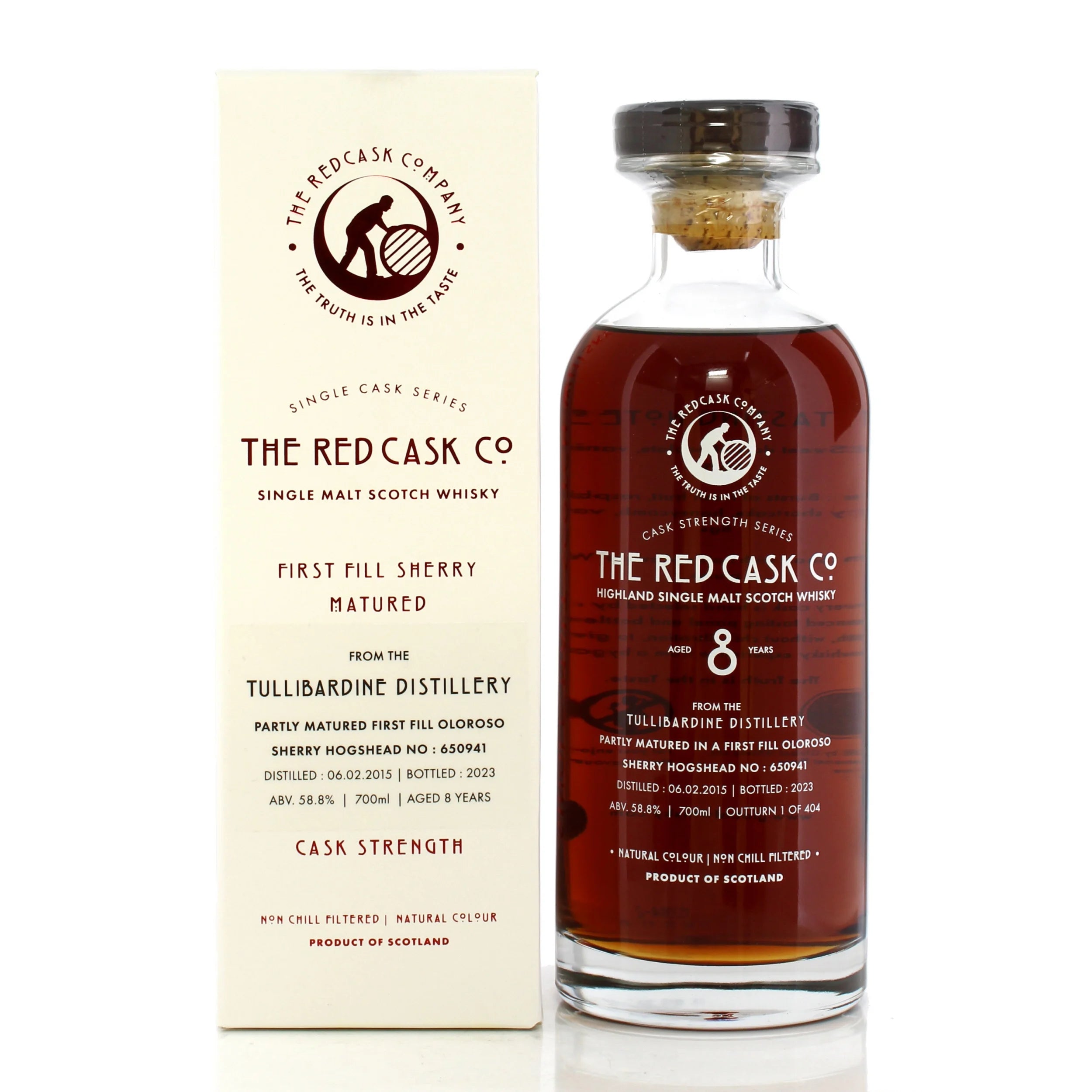 Tullibardine 2015 8 Year Old Single (Cask #650941) Red Cask Co.