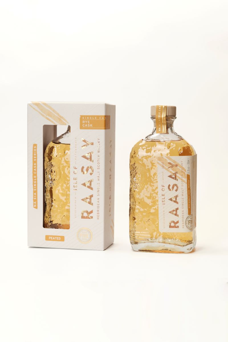 Isle of Raasay - Na Sia Single Cask 5 Year Old ( American Rye - PEATED )