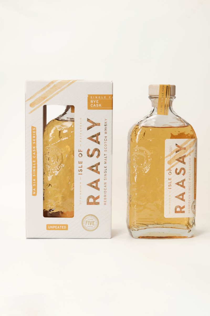 Isle of Raasay - Na Sia Single Cask 5 Year Old ( American Rye - UNPEATED )