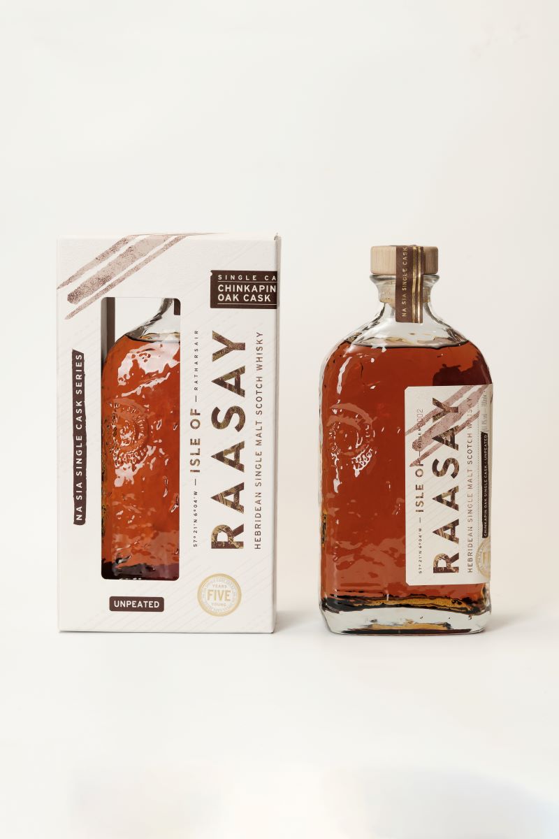 Isle of Raasay - Na Sia Single Cask 5 Year Old (Virgin Chinkapin Oak - UNPEATED)