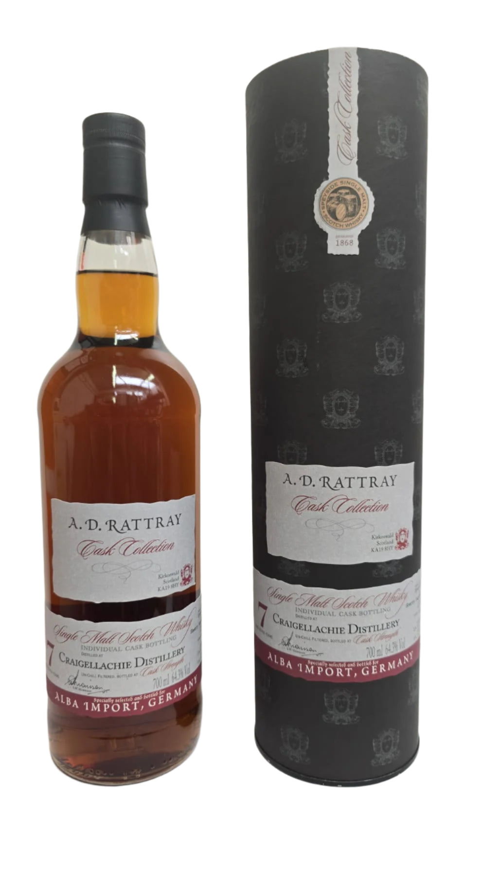 Craigellachie 7 Year Old A.D. Rattray