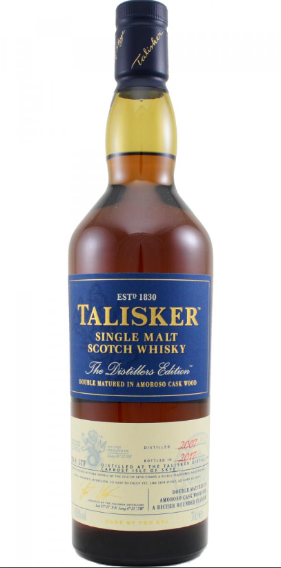 Talisker 2007 Distillers Edition - Without Box