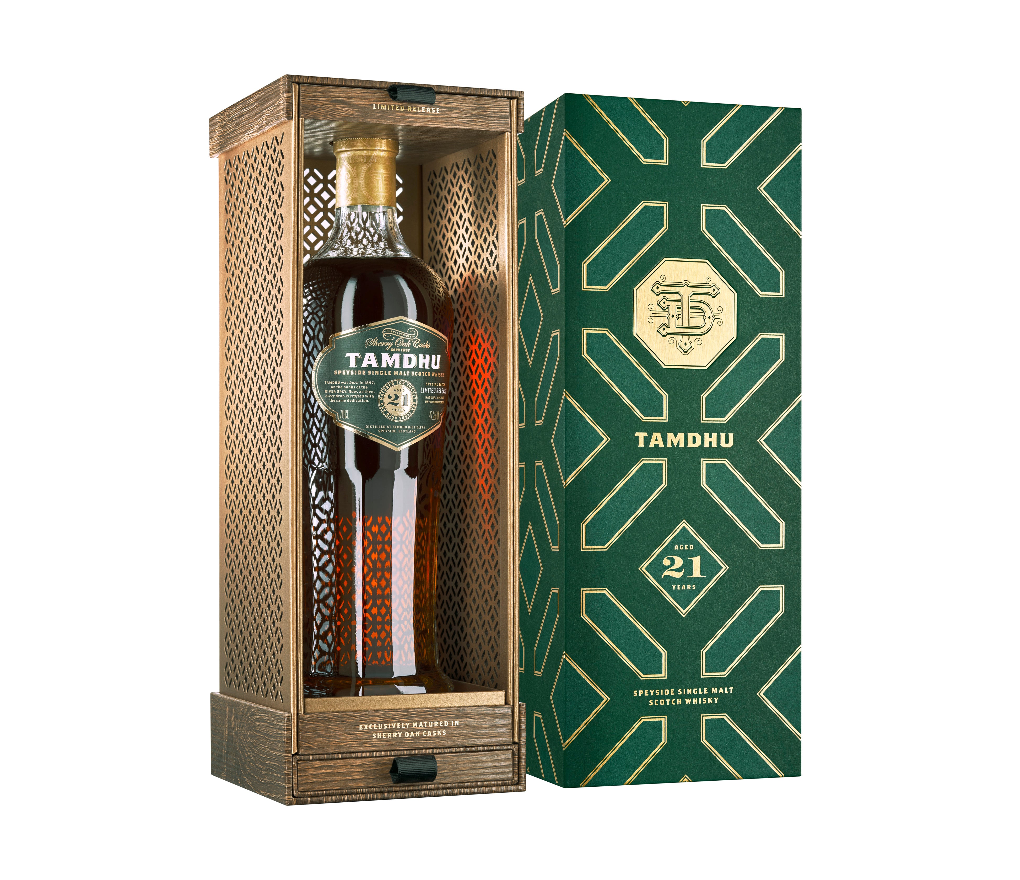 Tamdhu 21 Year Old Sherry Cask Matured Single Malt Whisky