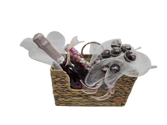 The Rosé Blossom Basket