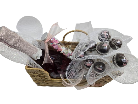 The Rosé Blossom Basket