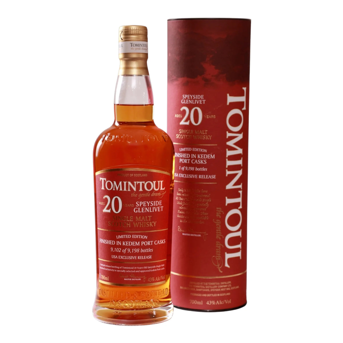 Tomintoul 20 Year Old Kedem Port Cask Finish