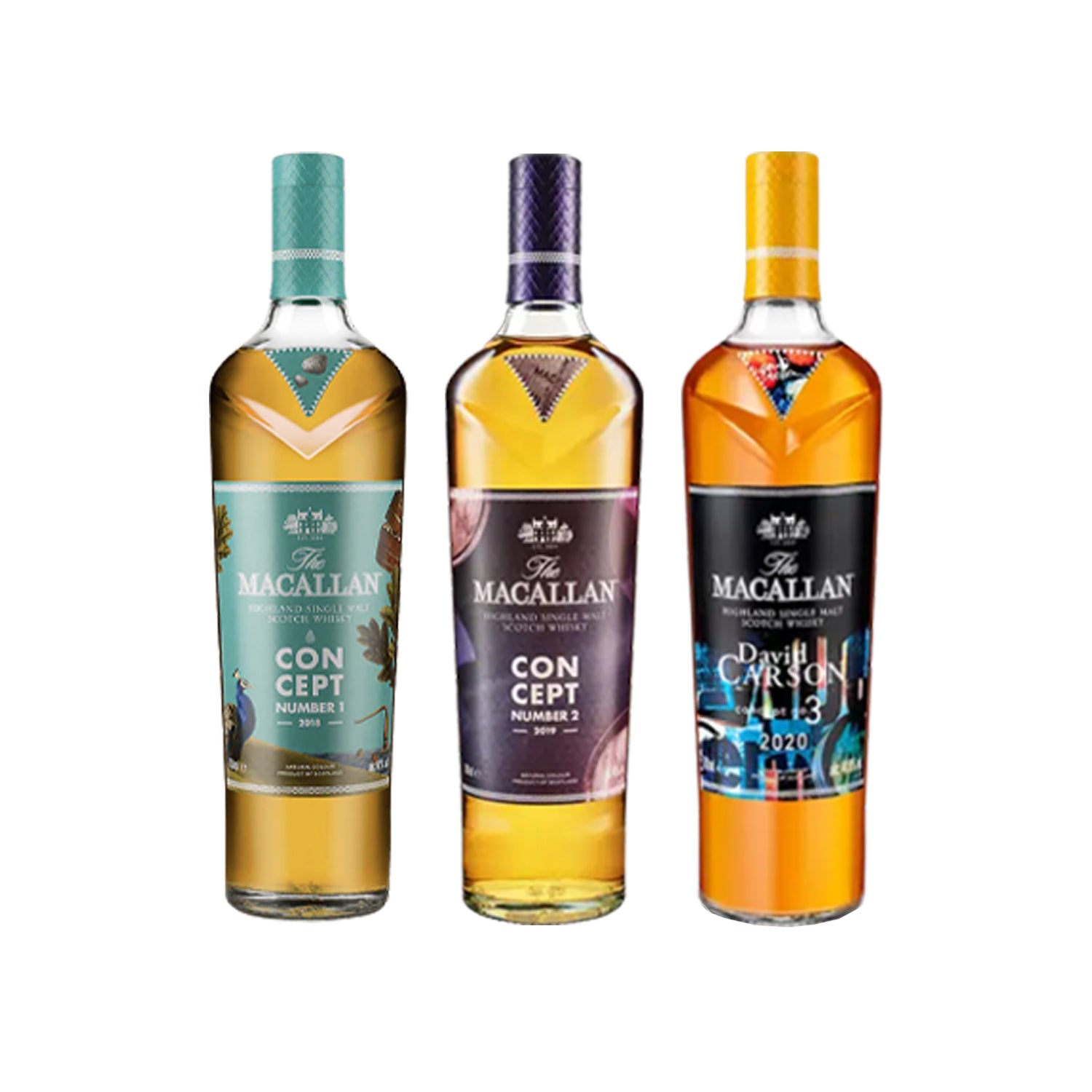 Macallan Trio - Concept 1, 2 and 3