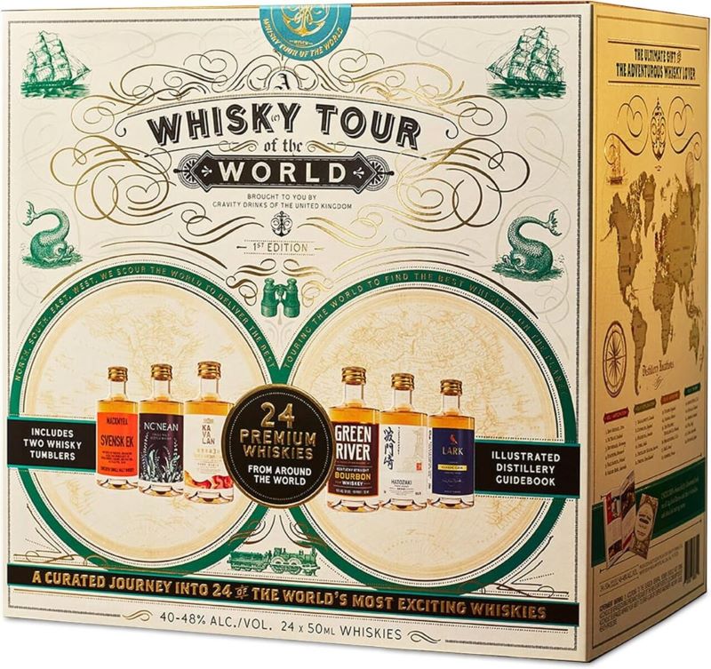 Whisky Tour Of The World - 24 Premium Whiskies Tasting Set