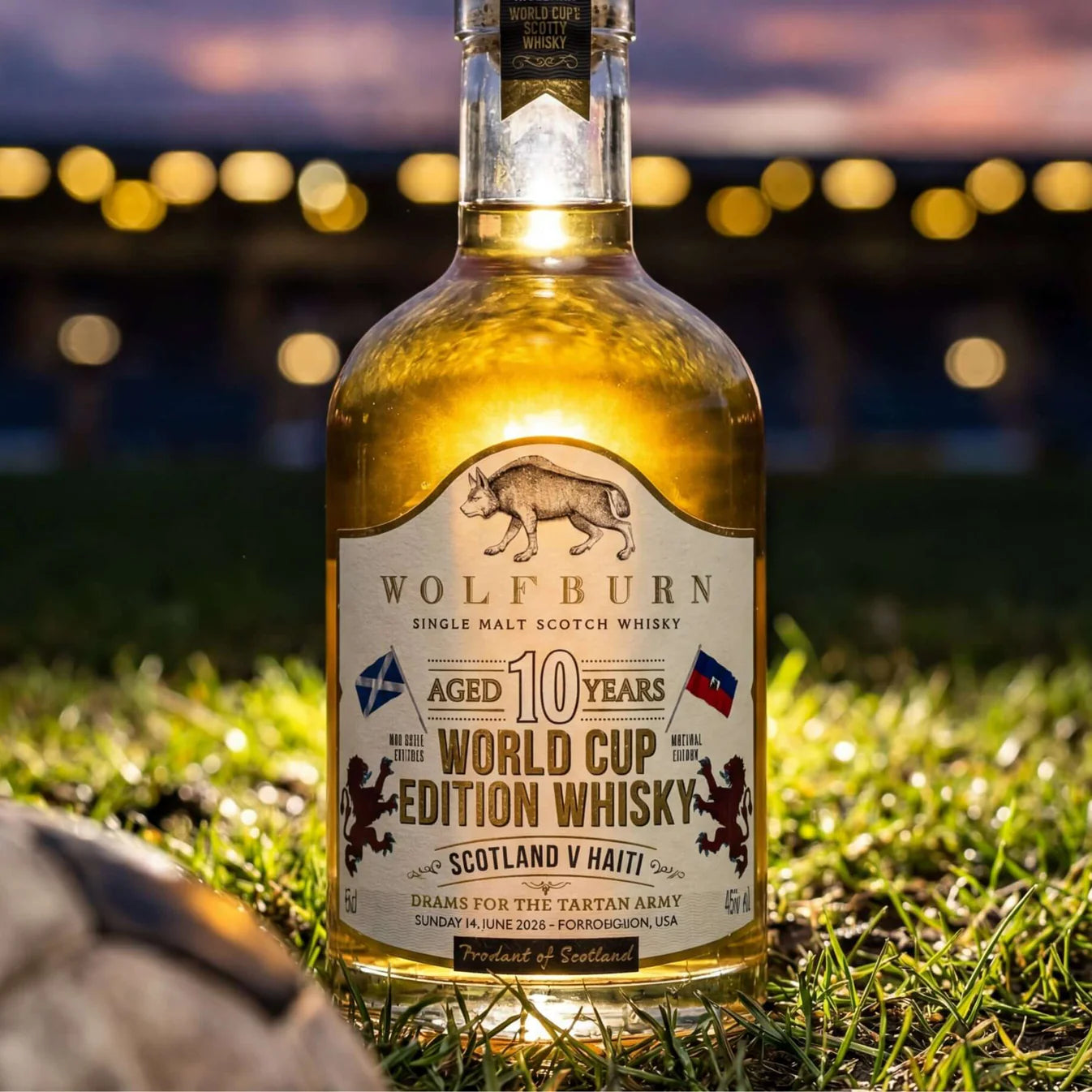 Wolfburn 10 Year Old Single Malt Scotch Whisky World Cup Edition - Haiti