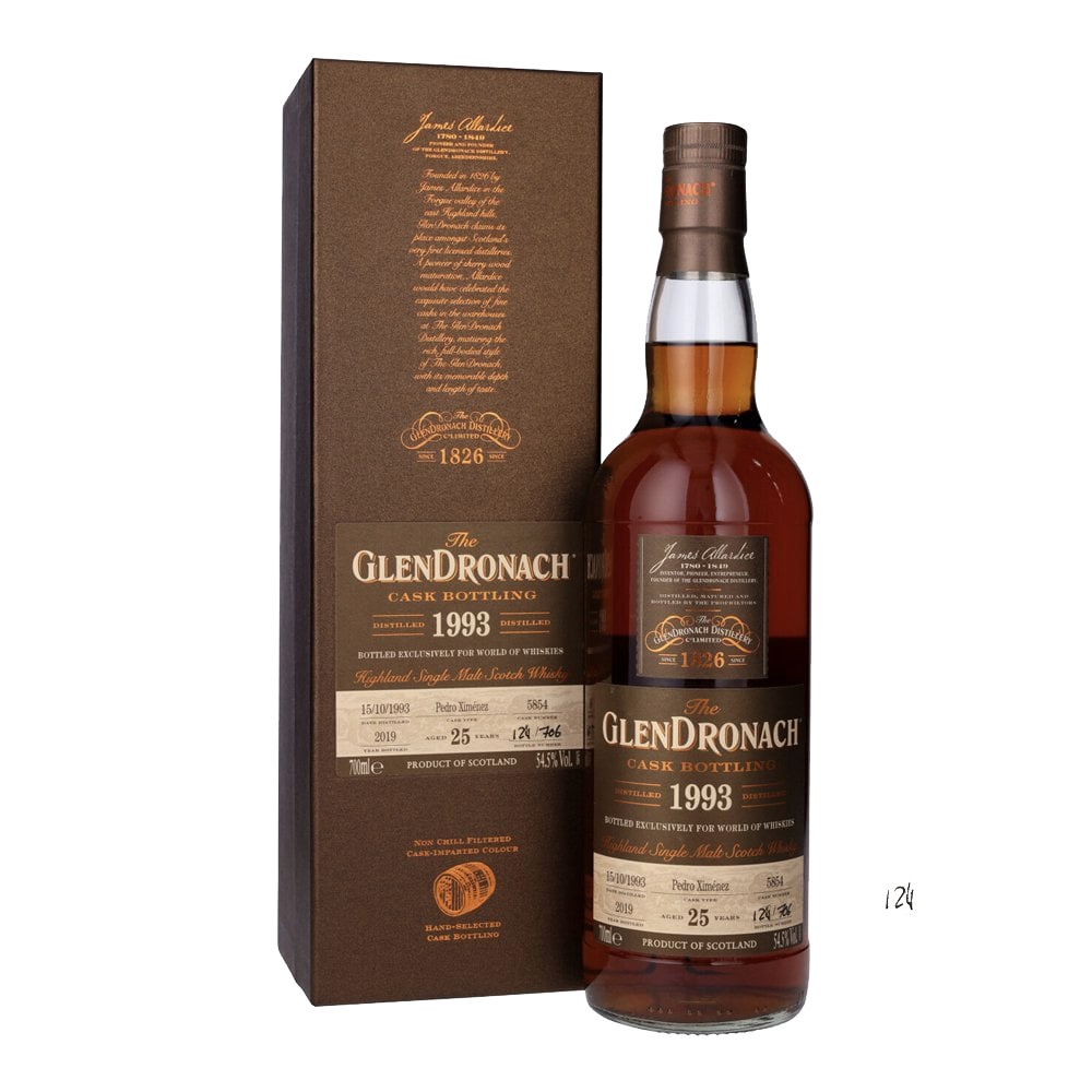 GlenDronach 1993 25 Years Old Pedro Ximenez Sherry Cask 5854