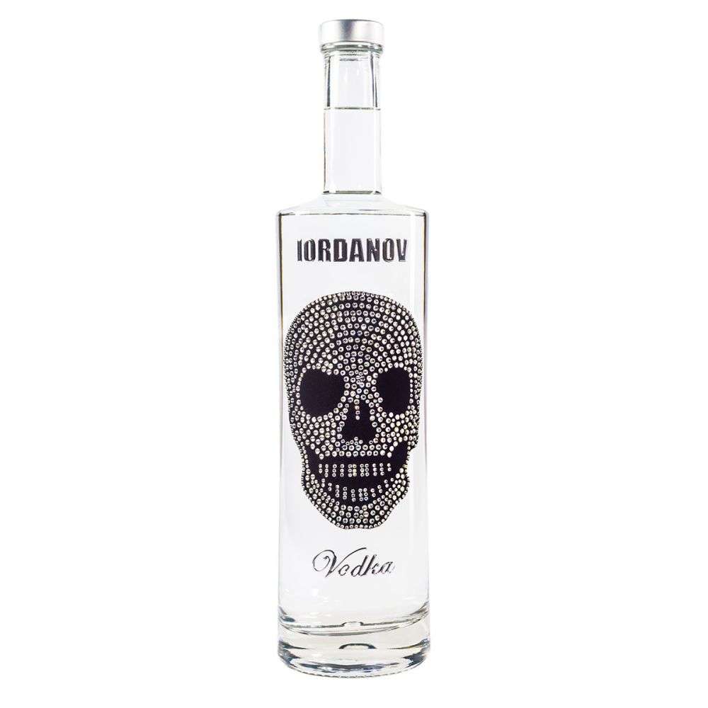 lordanov Silver Skull Vodka & Shot Glass Gift Pack 35cl