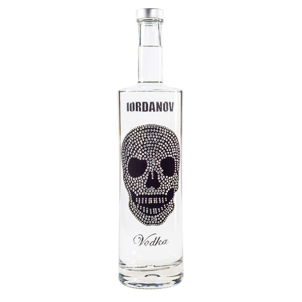 lordanov - Silver Skull Vodka & Shot Glass Gift Pack - 35cl