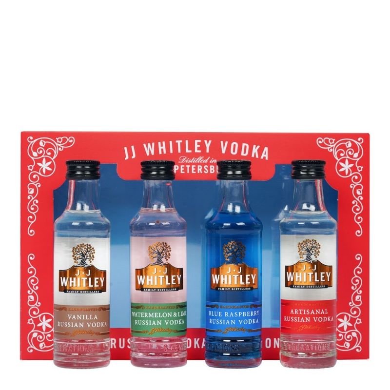 JJ Whitley Vodka Selection 4x5cl