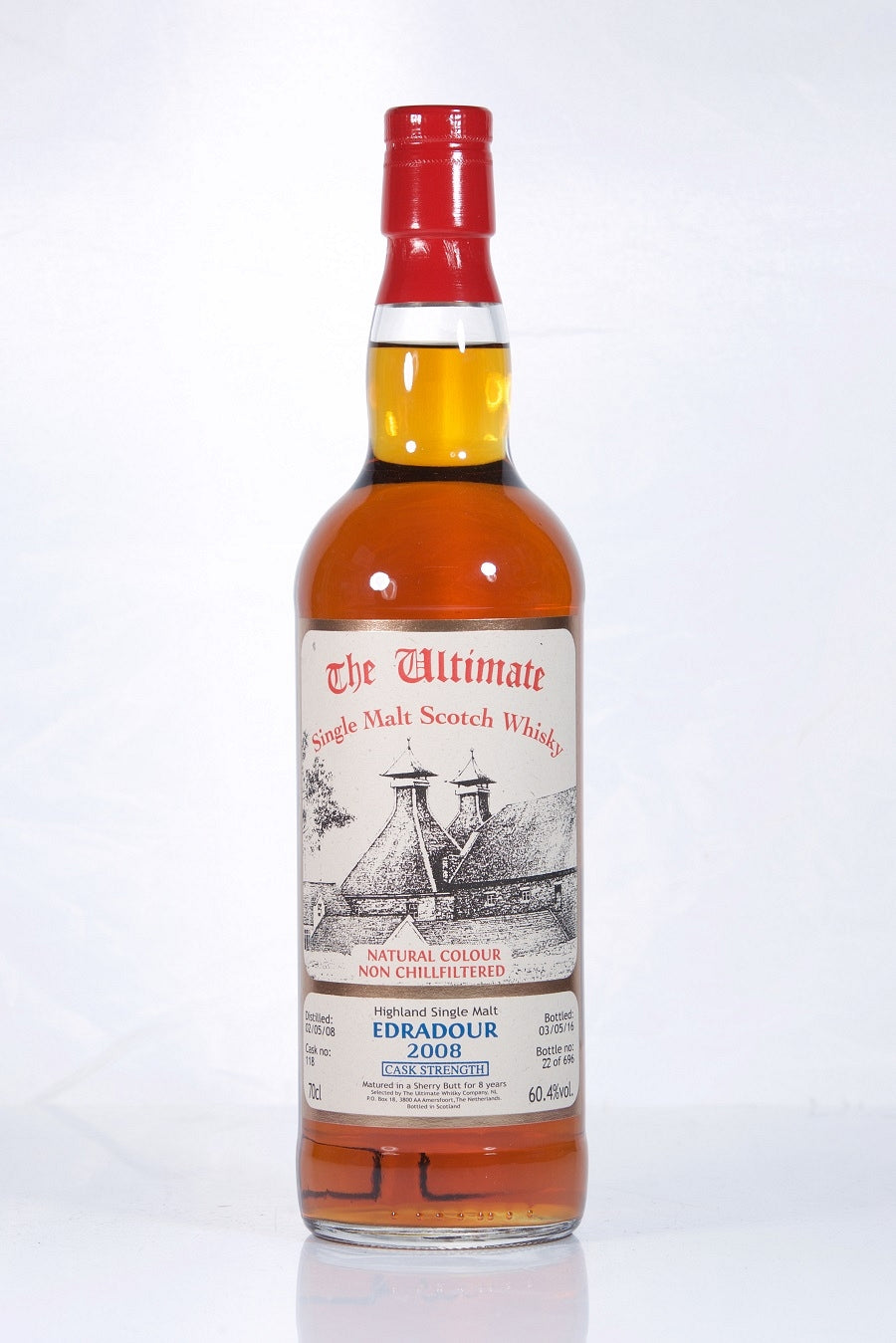 Edradour 8 Year Old 2008 The Ultimate Selection Cask 118