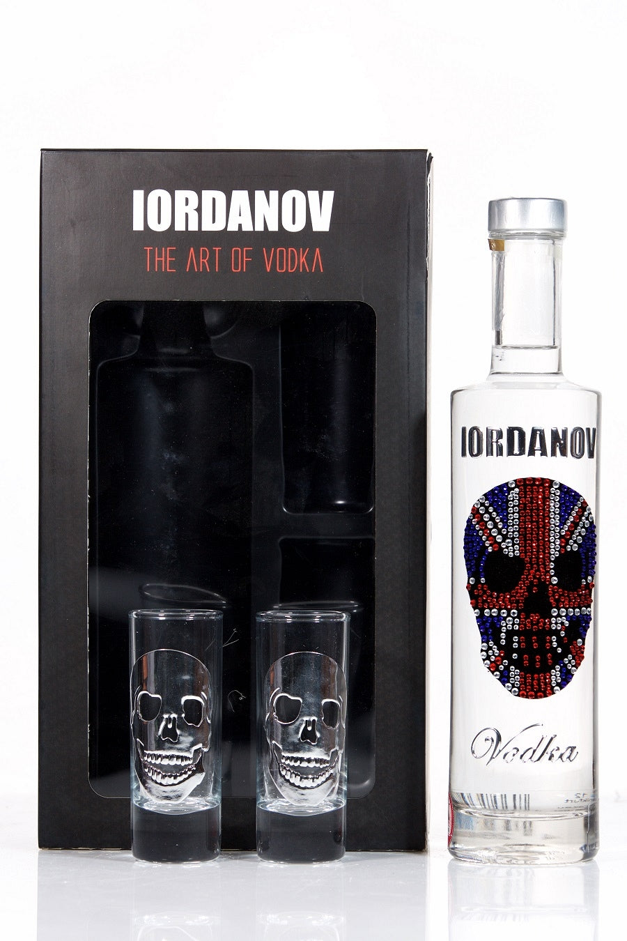 lordanov Union Jack Vodka & Shot Glass Gift Pack 35cl