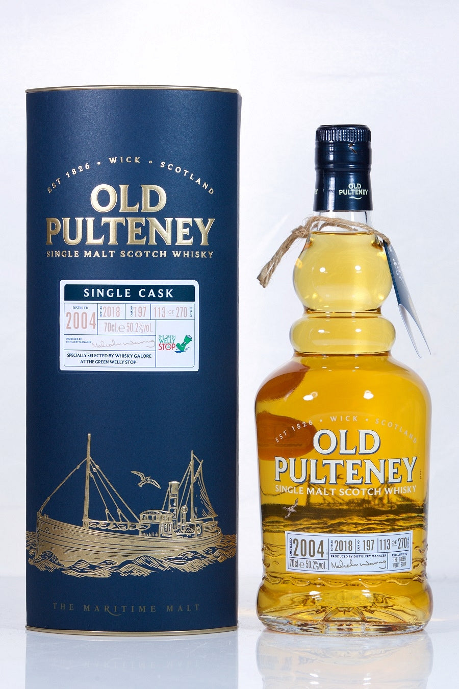 Old Pulteney 2004 The Green Welly Stop Exclusive
