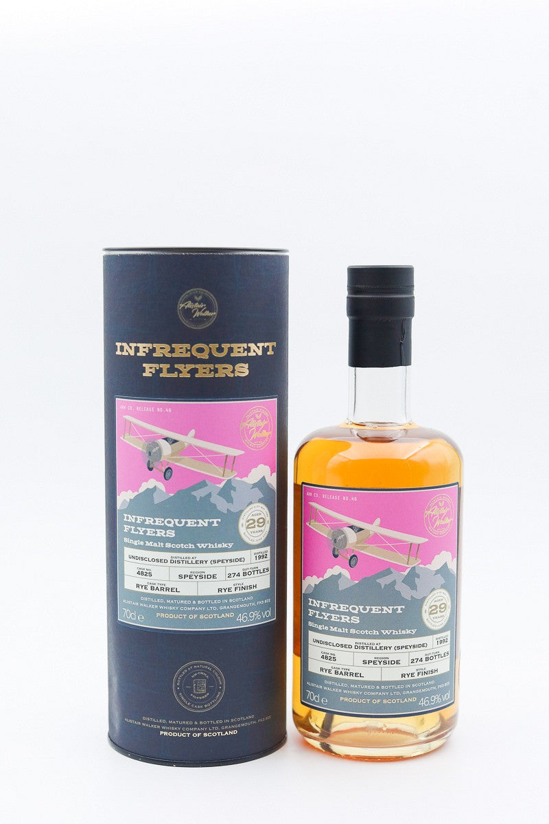 undisclosed distillery speyside 1992 29 year old cask 4825 infrequent flyer | scotch whisky