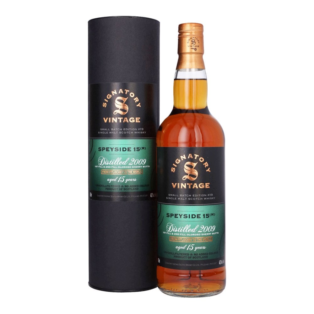 Speyside 2009 15 Year Old Signatory Vintage Small Batch Edition #19