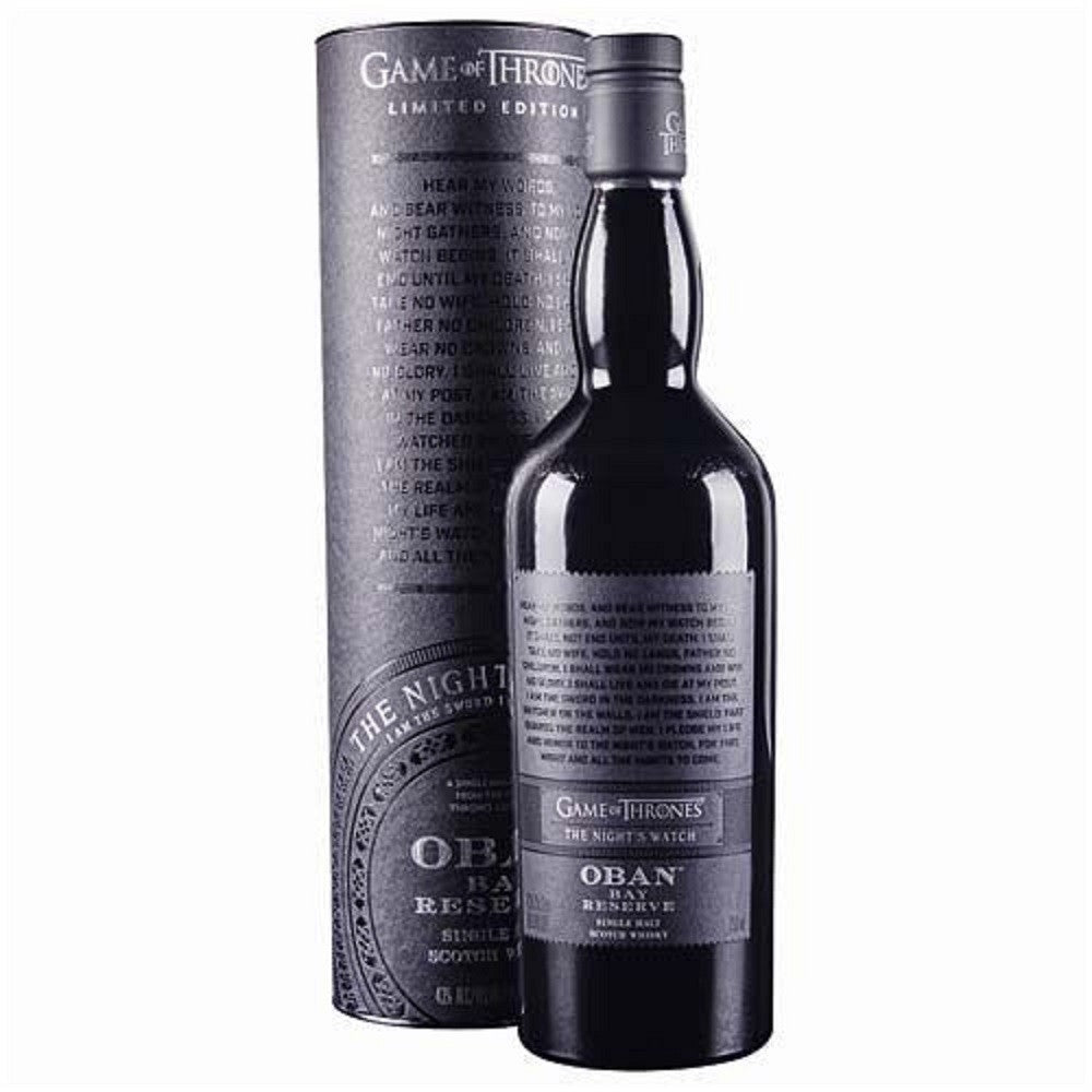 oban bay reserve game of thrones the nights watch | scotch whisky