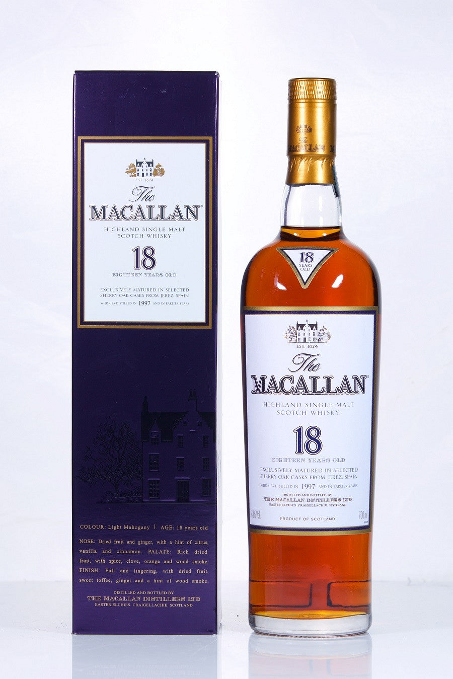 Macallan 18 Year Old 1997 Sherry Oak | single malt scotch whisky