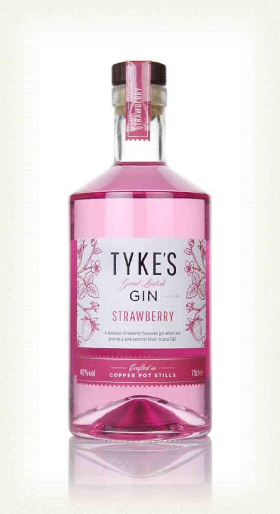 tykes strawberry gin | british gin