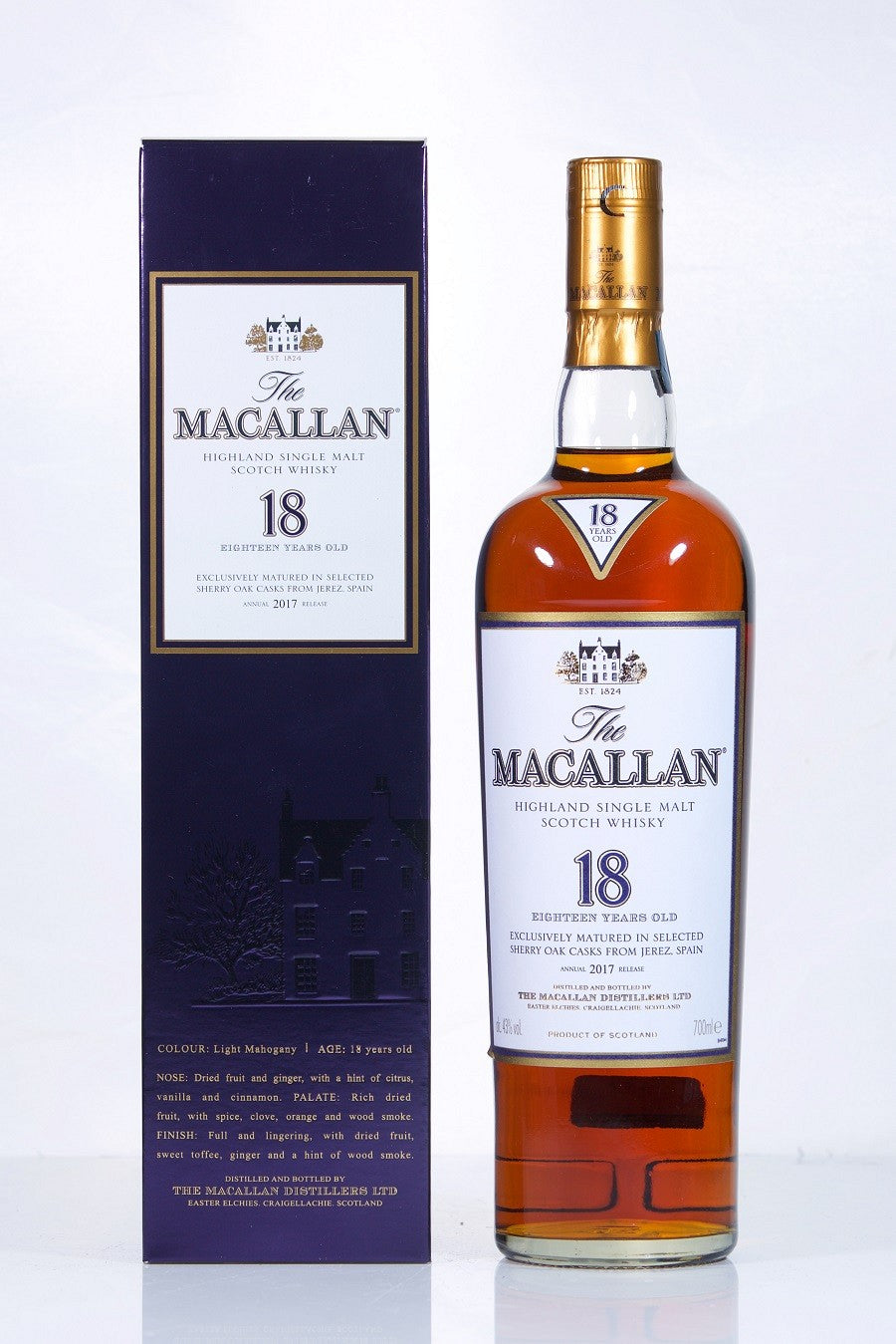 Macallan 18 Year Old 2017 | single malt whisky | scotch whisky