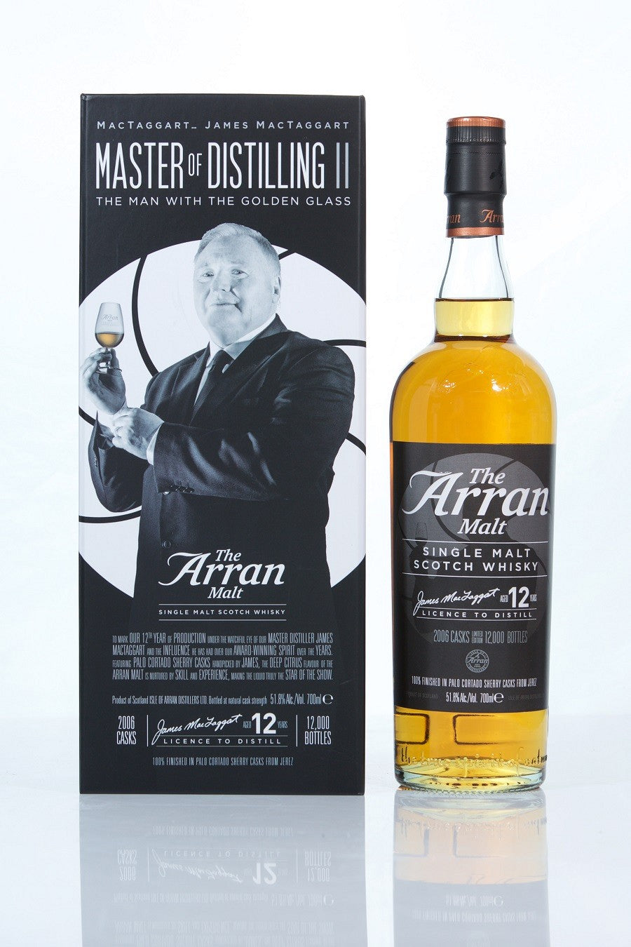 arran 12 year old the man with the golden glass | scotch whisky