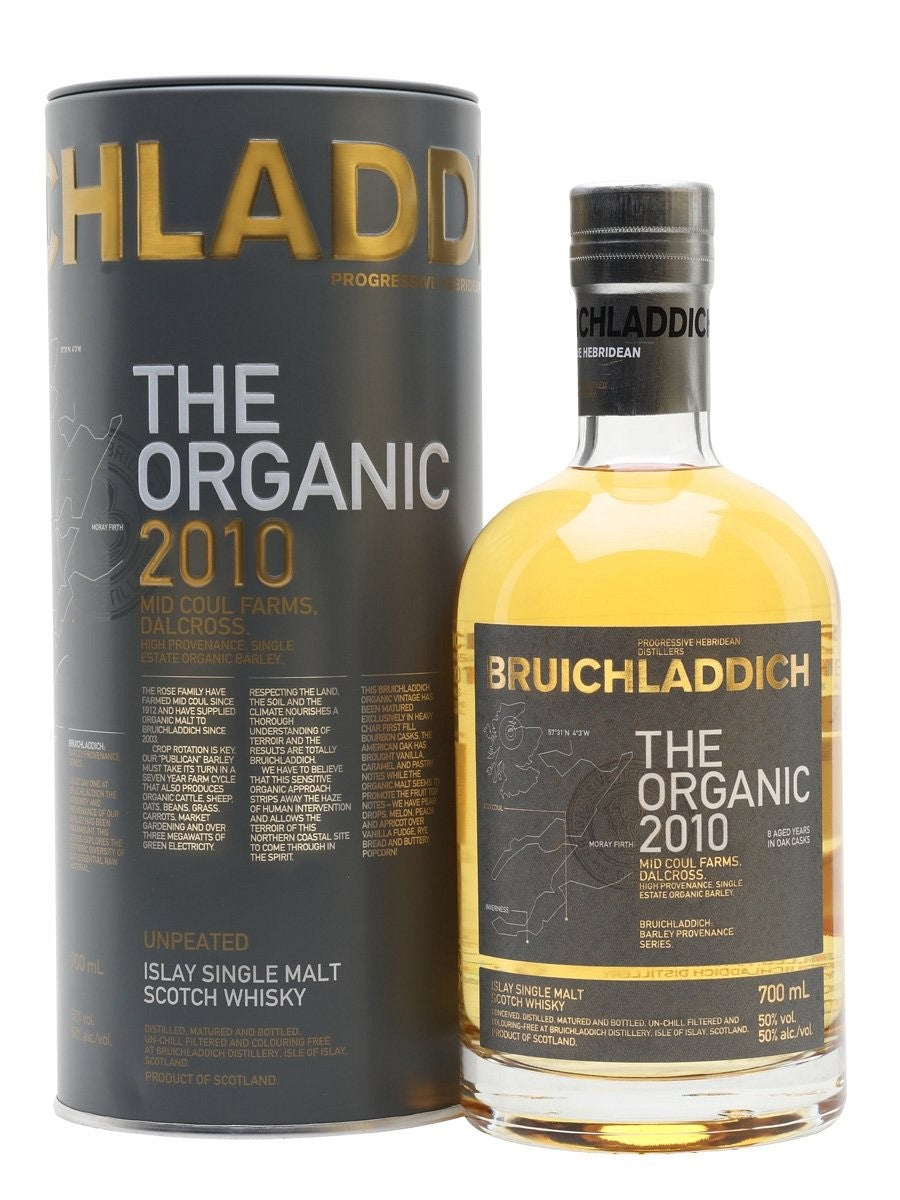 bruichladdich the organic 2010 | scotch whisky | single malt whisky
