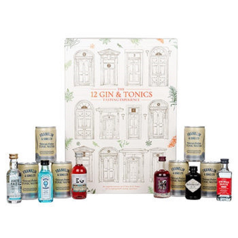 the 12 gin and tonic tasting experience gift set | gin