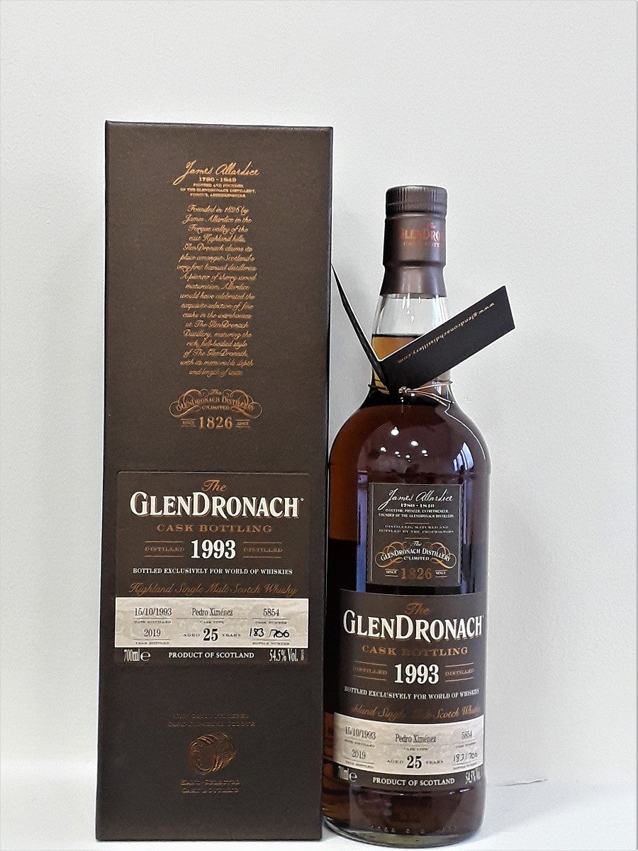 glendronach 25 year old exclusively for world of whiskies | scotch whisky