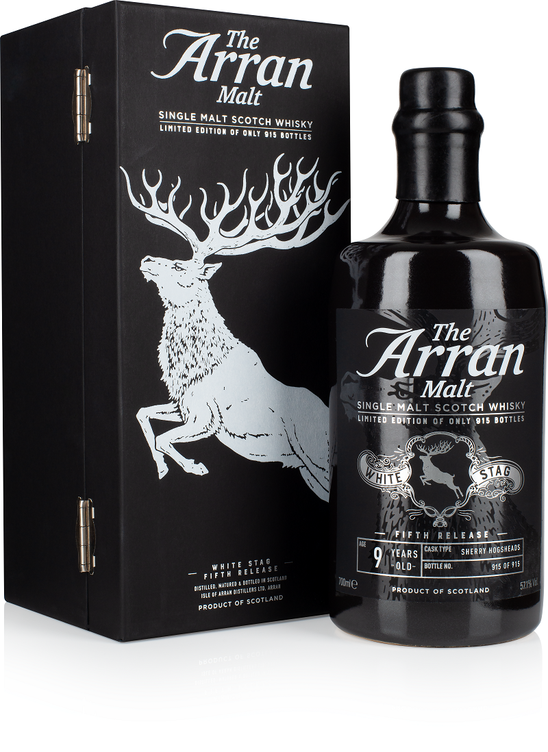 arran 9 year old white stag fifth release | scotch whisky