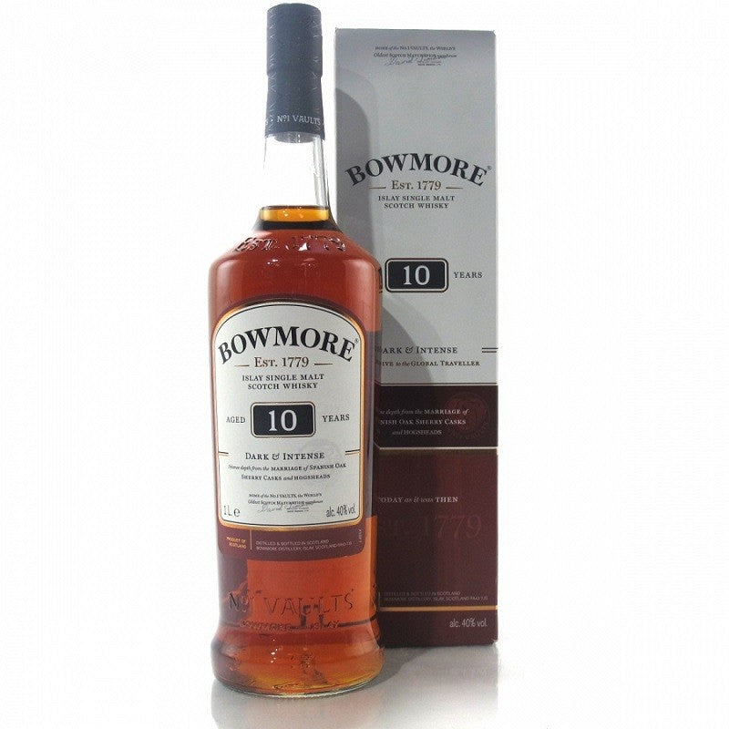 bowmore 10 year old dark and intense 1l | single malt whisky