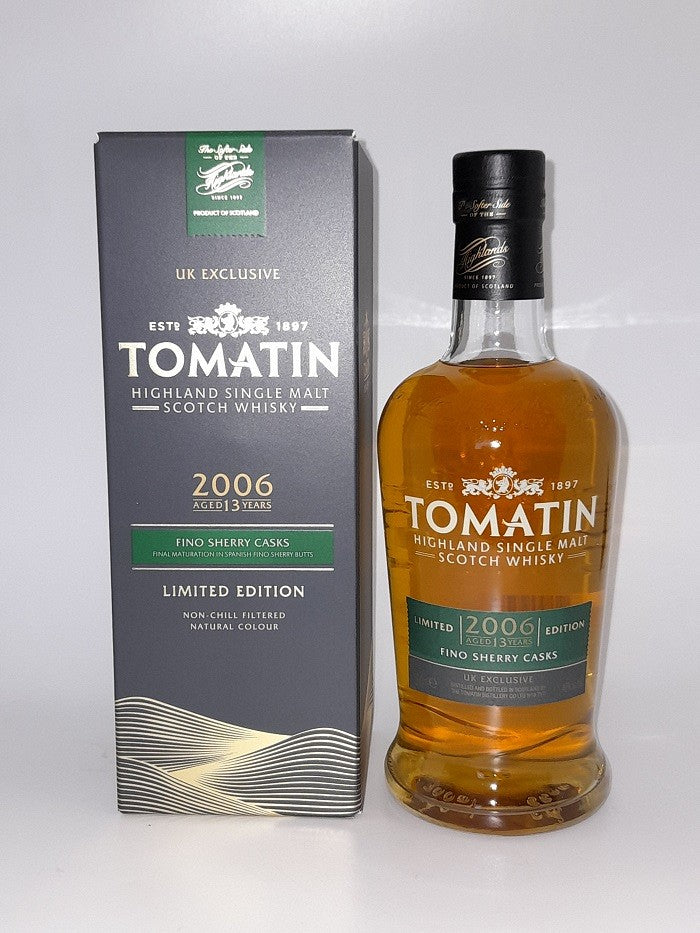tomatin 2006 fino sherry cask finish uk exclusive | scotch whisky
