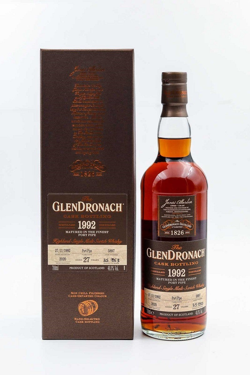 glendronach 27 year old 1992 cask 5897 batch 18 | scotch whisky