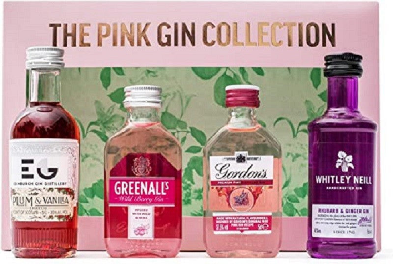 the pink gin collection 4x5cl | english gin