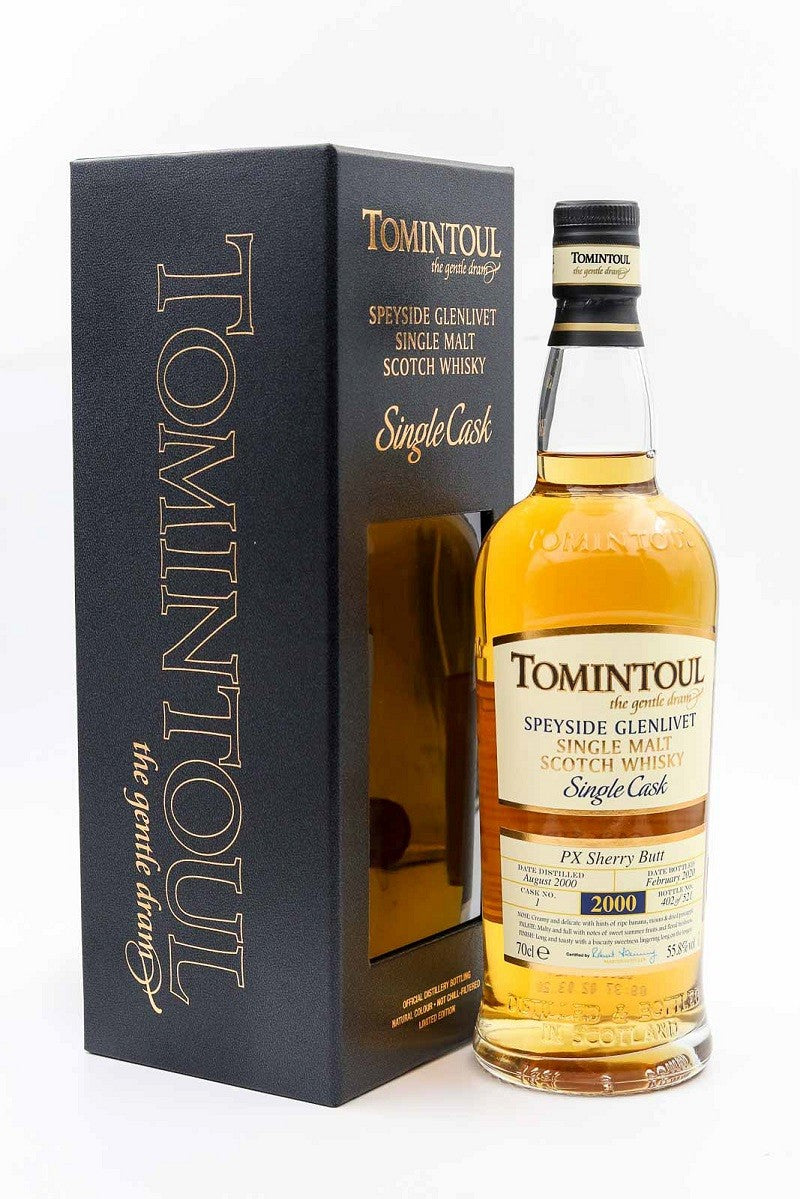 tomintoul 19 year old cask no1 px sherry butt | scotch whisky