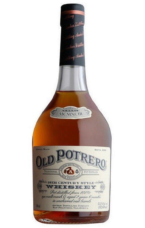 old potrero 18th century style rye whiskey | american whiskey