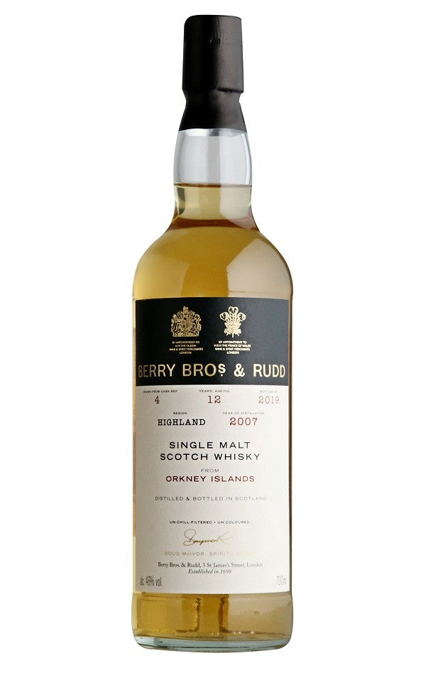 orkney 2007 12 year old cask4 berry bros and rudd | scotch whisky