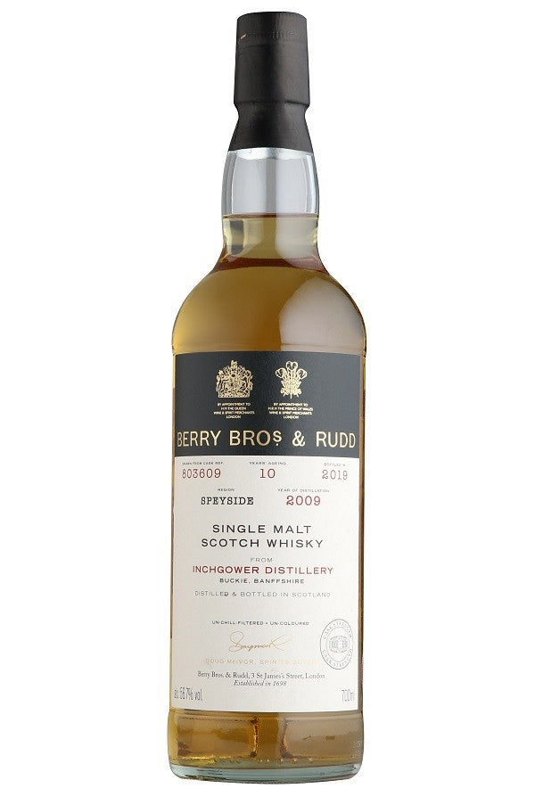 inchgower 2009 10 year old cask803609 berry bros and rudd | scotch whisky