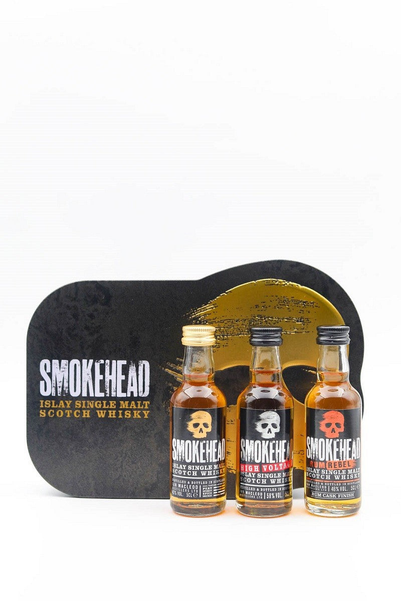 smokehead whisky gift tin 3x 5cl | scotch whisky