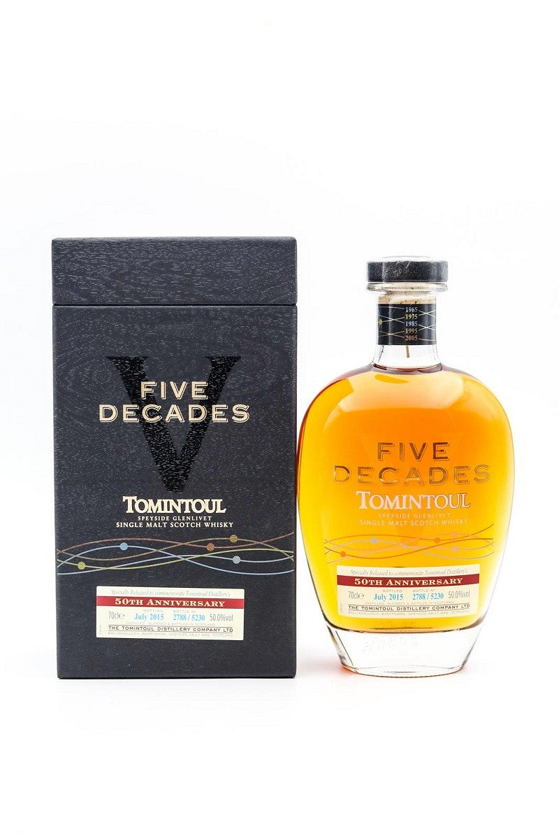 tomintoul five decades 50th anniversary | scotch whisky