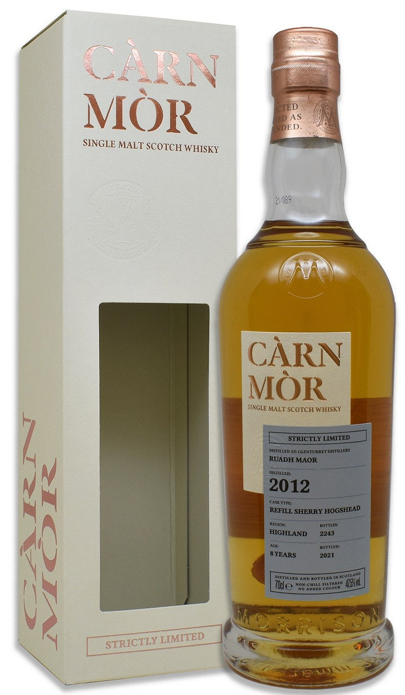 ruadh maor 8 year old 2012 strictly limited crn mr | scotch whisky