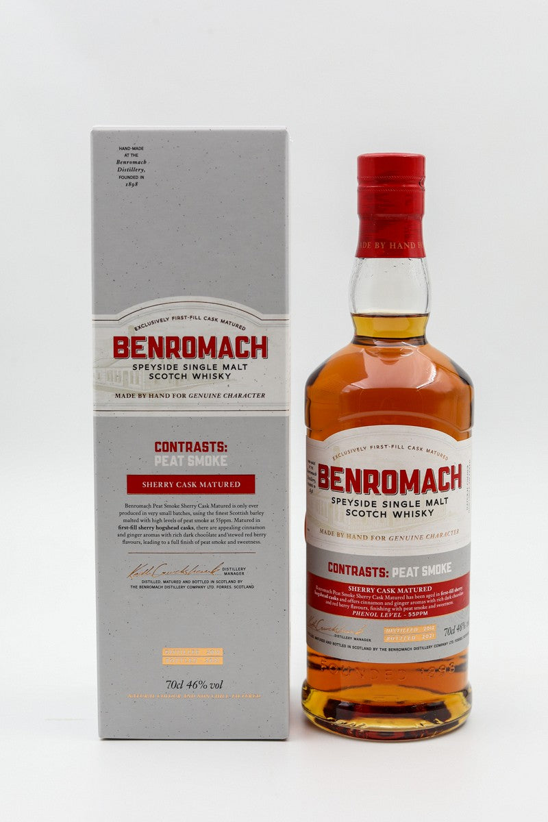 benromach 2012 peat smoke sherry cask | scotch whisky