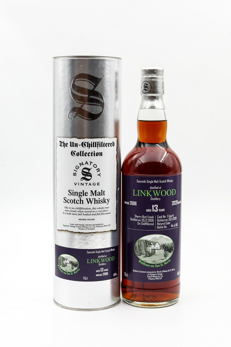 linkwood 2006 13 year old wow label | scotch whisky
