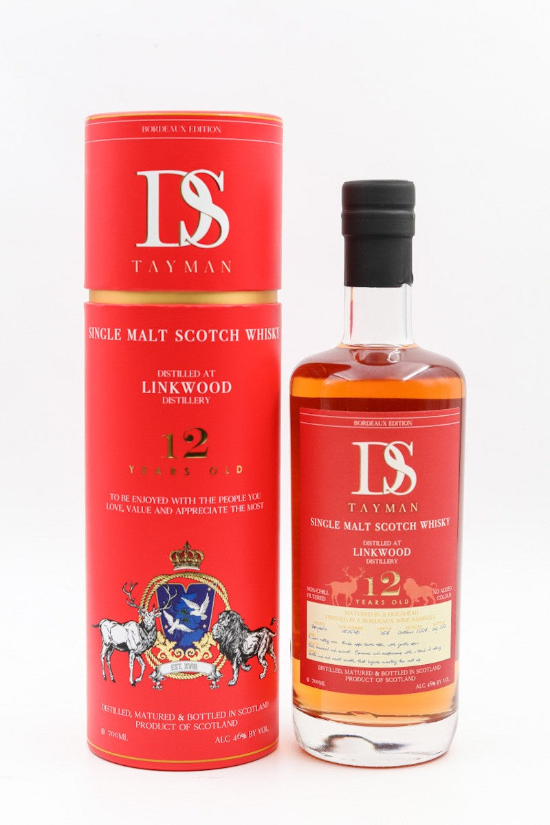 linkwood 12 year old 2008 bordeaux edition ds tayman | scotch whisky