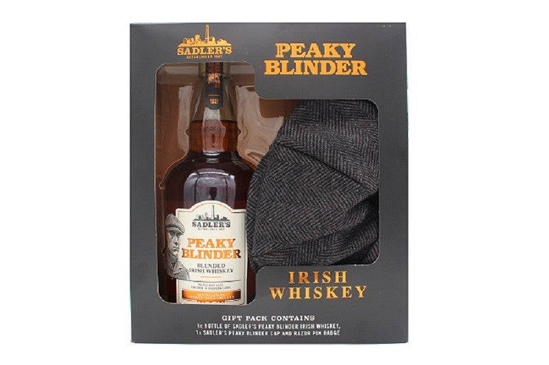 peaky blinder whiskey and cap | irish whisky