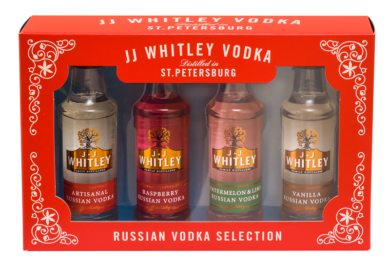 jj whitley vodka selection 4x5cl | vodka selection