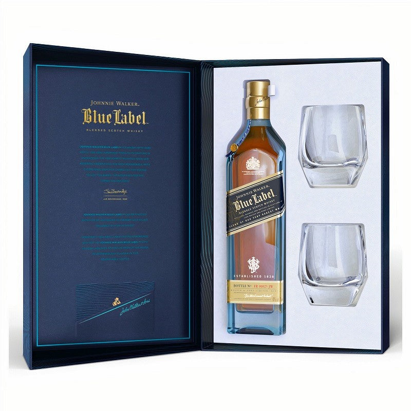johnnie walker blue label gift pack | blended whisky